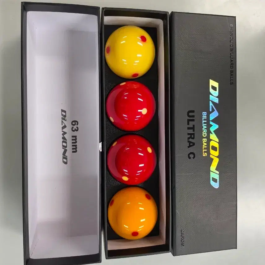 [BUNJANG] Dynamic Diamond Ultra C Billiard Balls 63mm / 다이내믹 Diamond Ultra C 당구공 63mm