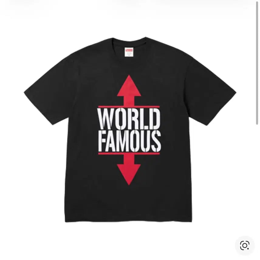 [BUNJANG] Supreme World Famous Short Sleeve T-Shirt Black XXL / 마지막 가격)슈프림 월드페이머스 반팔 티셔츠 블랙 xxl