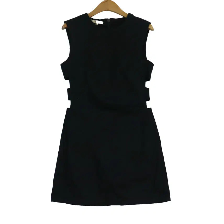 [BUNJANG] Maje Black Denim Zipper Mini Dress / 마쥬 maje 정품 블랙 데님 지퍼 미니 원피스