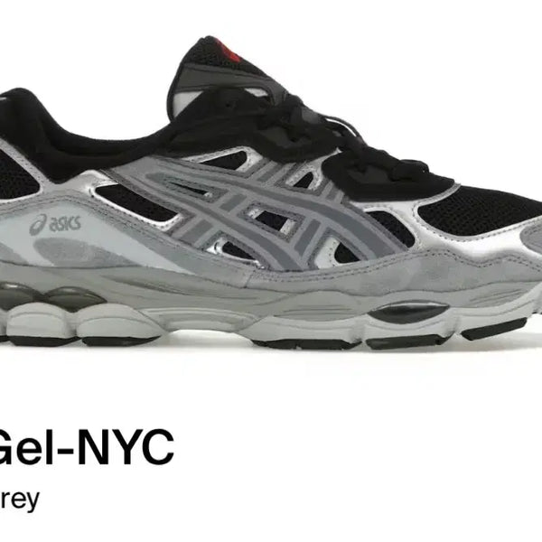 [BUNJANG] Asics Gel NYC Black Fiord Grey Sneakers 245 / 새상품 아식스 젤 NYC 블랙 피오르드 그레이 운동화 245 급매