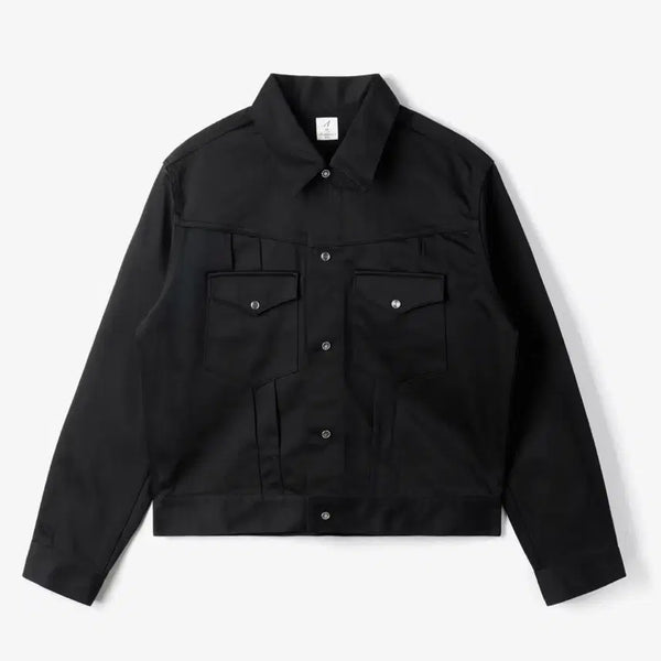 [BUNJANG] Anatomica Samuel Jacket Black Satin Size 42 / 아나토미카 사무엘 자켓 블랙 사틴 42사이즈