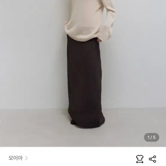 [BUNJANG] MOIA V-Neck Loose Fit Knit Sweater / 모이아 니트