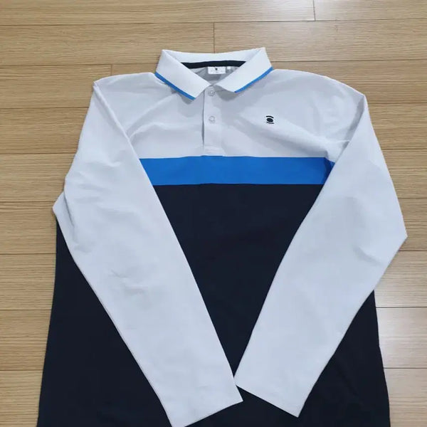 [BUNJANG] W.Angle Long-Sleeve Polo Shirt Size 105 / 와이드앵글 긴팔 카라티셔츠