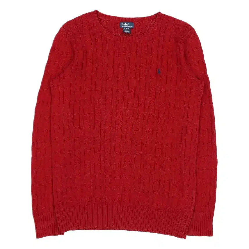 [BUNJANG] Polo Ralph Lauren Boys Cable Knit Sweater XL (18-20) / 폴로 랄프로렌 보이즈 케이블 니트 (XL 18-20)