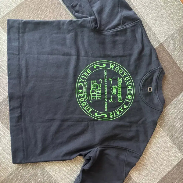 [BUNJANG] Wooyoungmi W.PARIS Black T-Shirt Size 46 / 우영미 W.PARIS 반팔 티셔츠 블랙 46