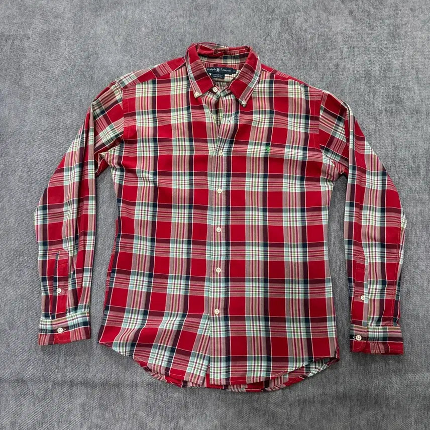 [BUNJANG] Polo Ralph Lauren Checkered Long Sleeve Shirt / L 폴로랄프로렌 체크 셔츠 긴팔