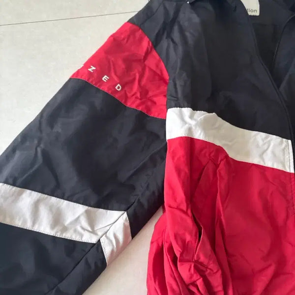 [BUNJANG] Attention Color Block Windbreaker Jacket / 어텐션바람막이105