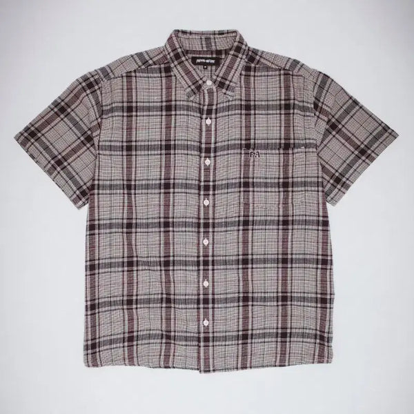 [BUNJANG] Fucking Awesome Check Short Sleeve Shirt - L / [새상품]퍼킹어썸 체크 반팔 셔츠 L