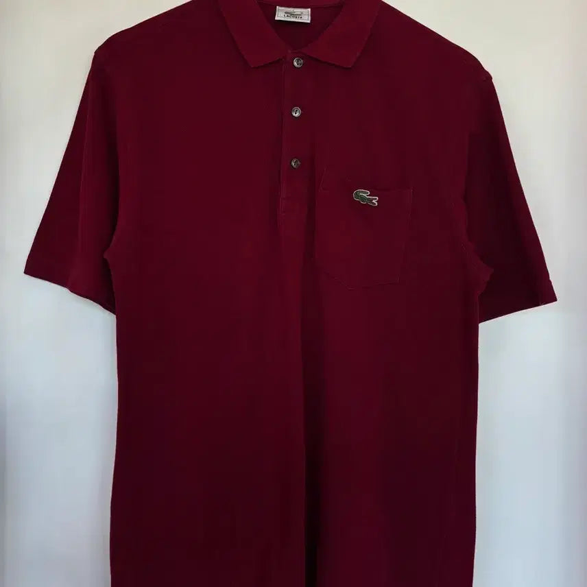 [BUNJANG] Lacoste 90s-00s Vintage Pocket Pique Polo Shirt / 라코스테 포켓 피케 카라 티셔츠 (90s~00s 올드 라코스테)