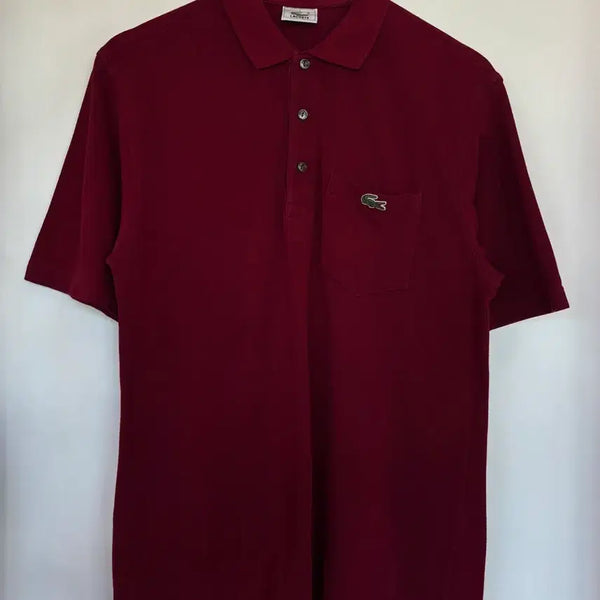 [BUNJANG] Lacoste 90s-00s Vintage Pocket Pique Polo Shirt / 라코스테 포켓 피케 카라 티셔츠 (90s~00s 올드 라코스테)