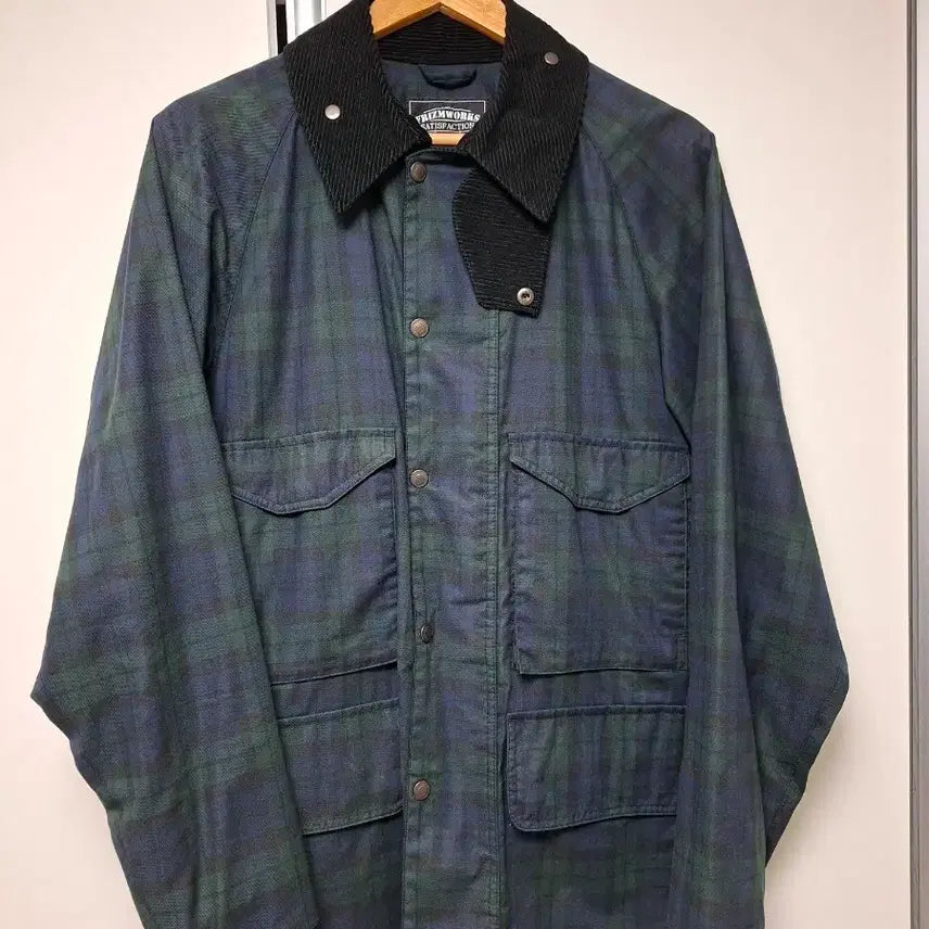 [BUNJANG] FRIZMWORKS Check Pattern Corduroy Jacket / FRIZMWORKS 체크 패턴 코듀로이 자켓
