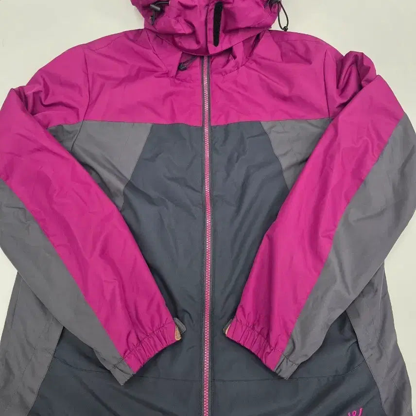 [BUNJANG] Pro-Specs Women's Windbreaker Jacket Pink/Grey XL / 프로스펙스 핑크/회색 바람막이 자켓