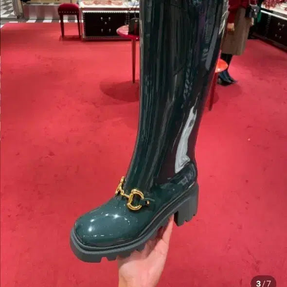 [BUNJANG] Gucci Horsebit Buckle Long Rain Boots / 구찌 홀스빗 버클 롱 레인부츠