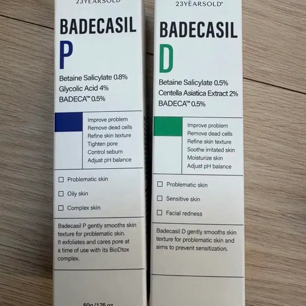 [BUNJANG] 23 Years Old Badecasil P-Crease Cream & D Cream Set / 23이얼즈올드 바데카실 크림