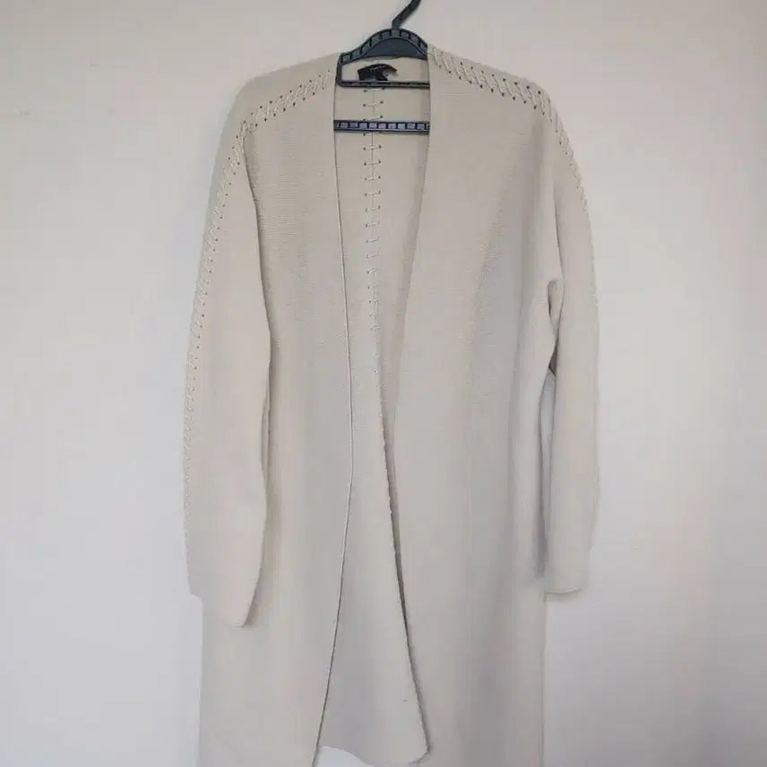 [BUNJANG] Theory Wool Cashmere Whipstitch Long Cardigan Coat / 띠어리 울캐시미어 휩스티치 롱가디건 코트
