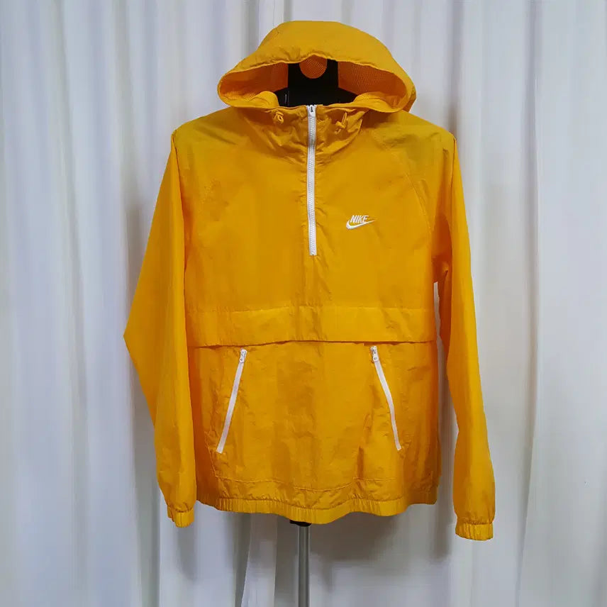[BUNJANG] Nike Men's Anorak Hooded Half-Zip T-Shirt Yellow / 나이키 남성 아노락 후드 반집업 티셔츠 옐로우 100-105추천 오일장