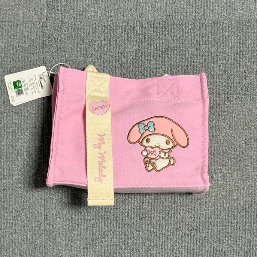 [BUNJANG] Sanrio My Melody Candy Pink Tote Bag Pouch / 산리오 마이멜로디 캔디 핑크 토트백 파우치 가방 미사용 새 상품