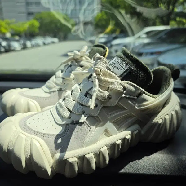 [BUNJANG] Onitsuka Tiger T-DGR MT 240 White Sneakers / 오니츠카타이거 텐디그레 240 일본