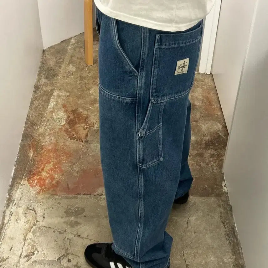 [BUNJANG] Stussy Denim Work Pants Blue / [38사이즈]스투시 stussy 데님 워크 팬츠 블루