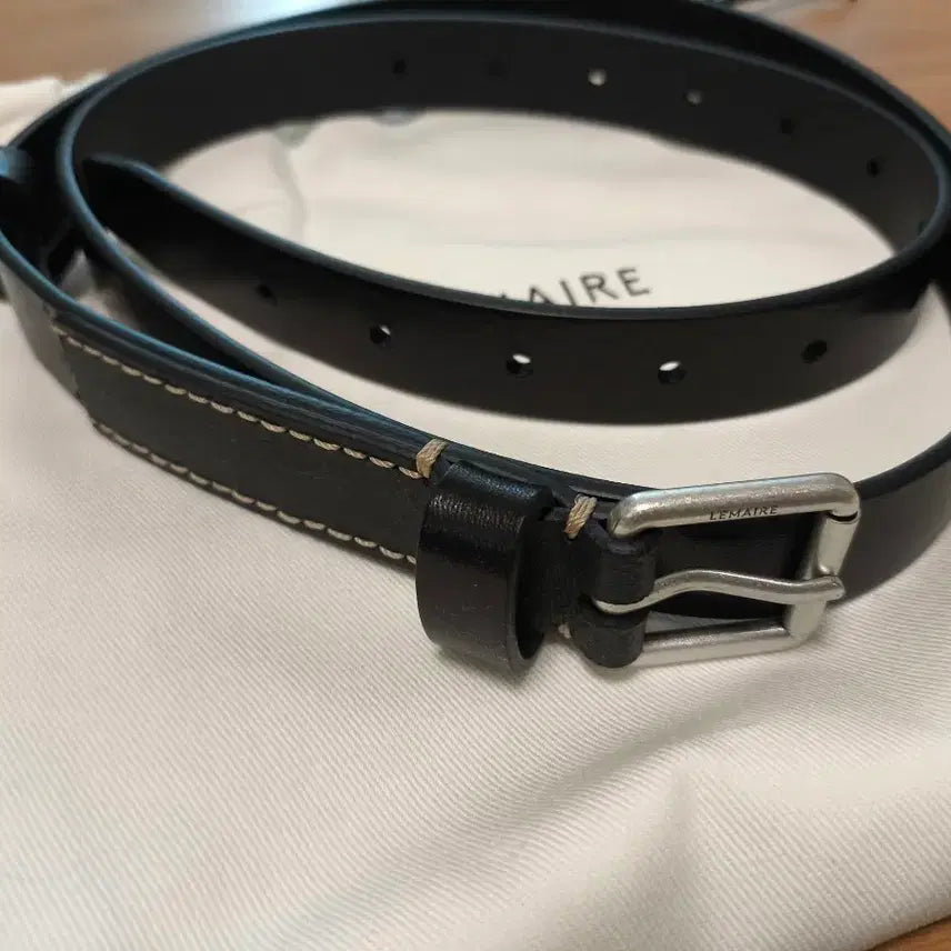 [BUNJANG] Lemaire Reversed Belt Black Size 95 / [새상품] 르메르 리버스드 벨트 블랙 95사이즈