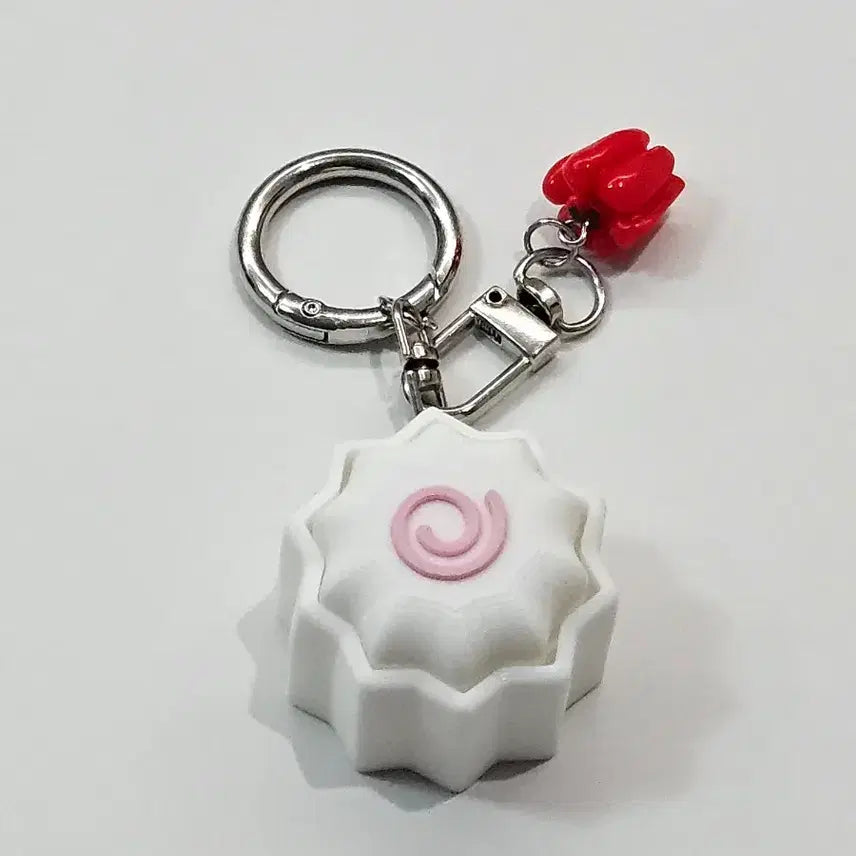 [BUNJANG] Narutomaki Keycap Clicker Keyring / 미사용 새상품) 나루토마키 키캡 클릭커 딸깍이 키링