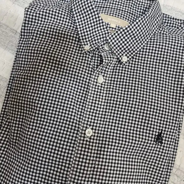 [BUNJANG] Beanpole Check Pattern Long Sleeve Shirt XL / * 빈폴 카라 긴팔 셔츠 XL 사이즈