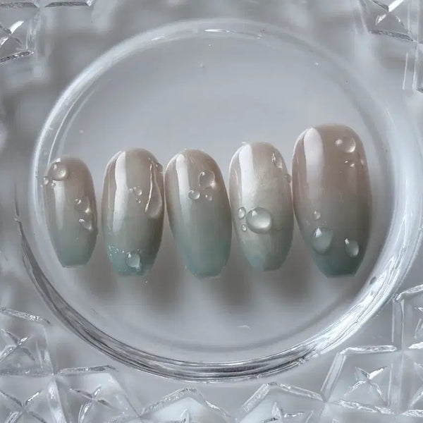 [BUNJANG] Handmade Magnetic Nail Tips - Summer 2026 Trendy Design / 2026 여름 유행 디자인 수제네일팁 자석 네일