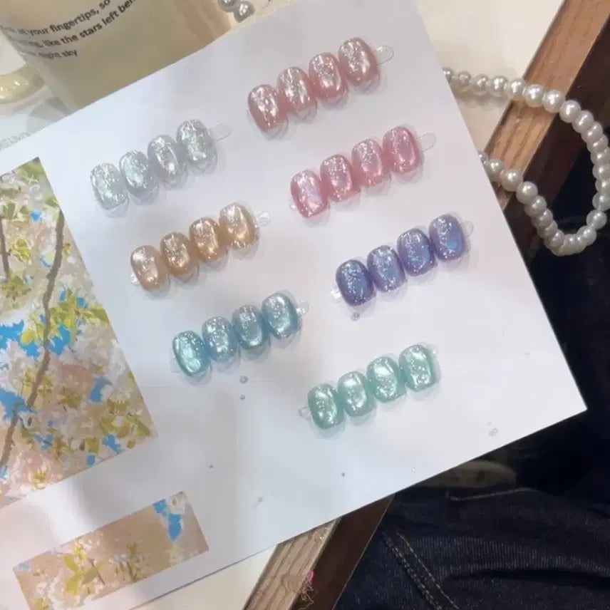 [BUNJANG] Magic Magnetic Gel Nail Polish 7 Color Set / (새상품 당일배송!)젤네일 매직자석젤 7컬러세트 팝니다!