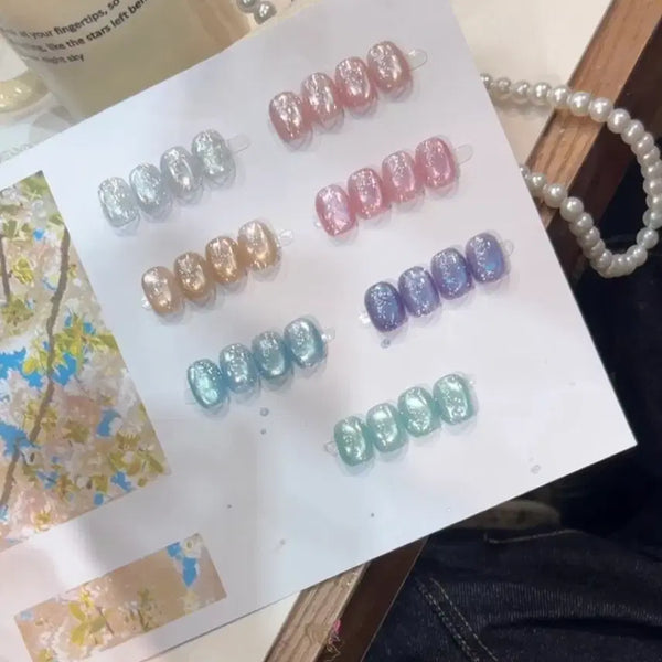 [BUNJANG] Magic Magnetic Gel Nail Polish 7 Color Set / (새상품 당일배송!)젤네일 매직자석젤 7컬러세트 팝니다!