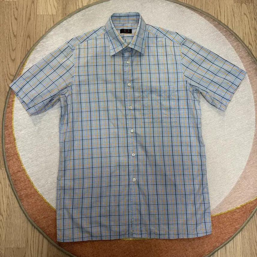 [BUNJANG] Daks Men's Short Sleeve Summer Shirt / 닥스 남성 여름 반팔 셔츠 남방 105~110사이즈