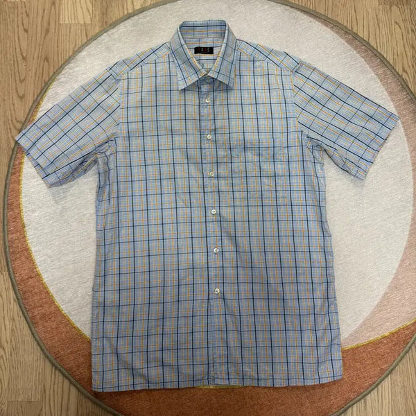 [BUNJANG] Daks Men's Short Sleeve Summer Shirt / 닥스 남성 여름 반팔 셔츠 남방 105~110사이즈
