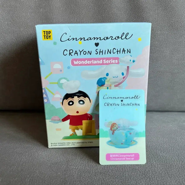 [BUNJANG] TOP TOY Crayon Shin-chan X Cinnamoroll Wonderland Series Figure / (새상품)TOP TOY 짱구X시나모롤 원더랜드 시리즈 피규어