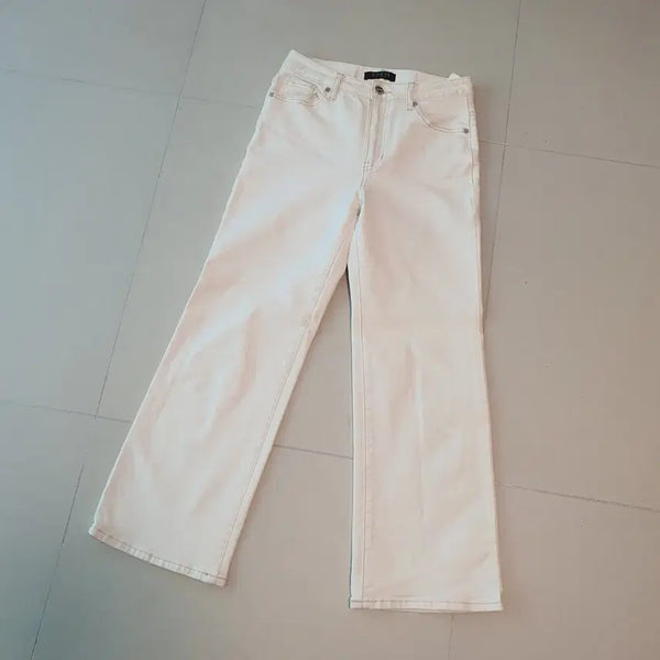 [BUNJANG] Guess White Denim Bootcut Jeans Size 26 / 게스 화이트 데님 부츠컷 청바지 26