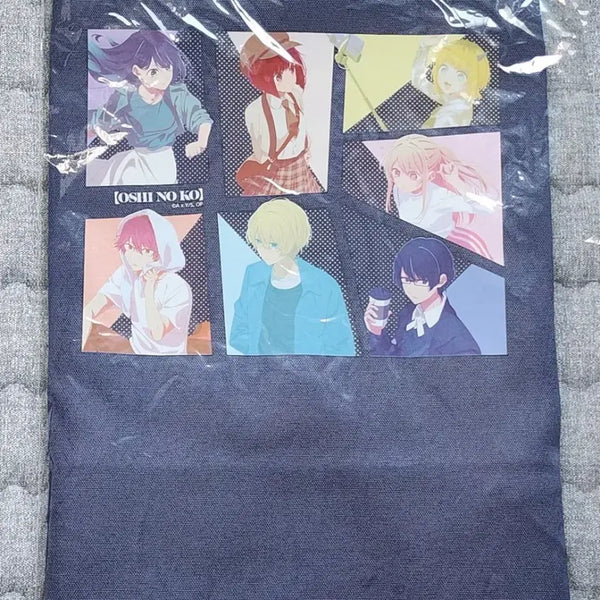 [BUNJANG] Oshi no Ko Large Tote Bag / 최애의 아이 전시회 굿즈 라지 토트백