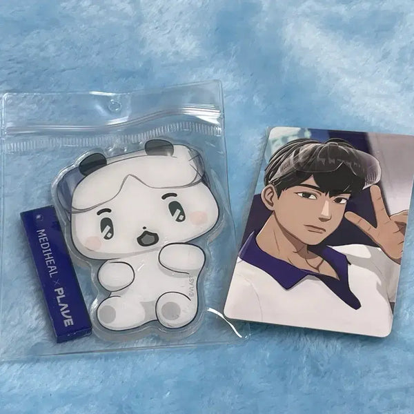 [BUNJANG] PLAVE MEDIHEAL Mmmim Kring + Photocard / 플레이브 메디힐 므모/먀미 키링+포카
