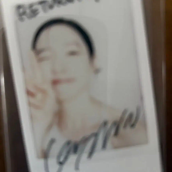 [BUNJANG] Park Ji-hyun Autographed Polaroids / 배우 박지현 친필 싸인 폴라 2604