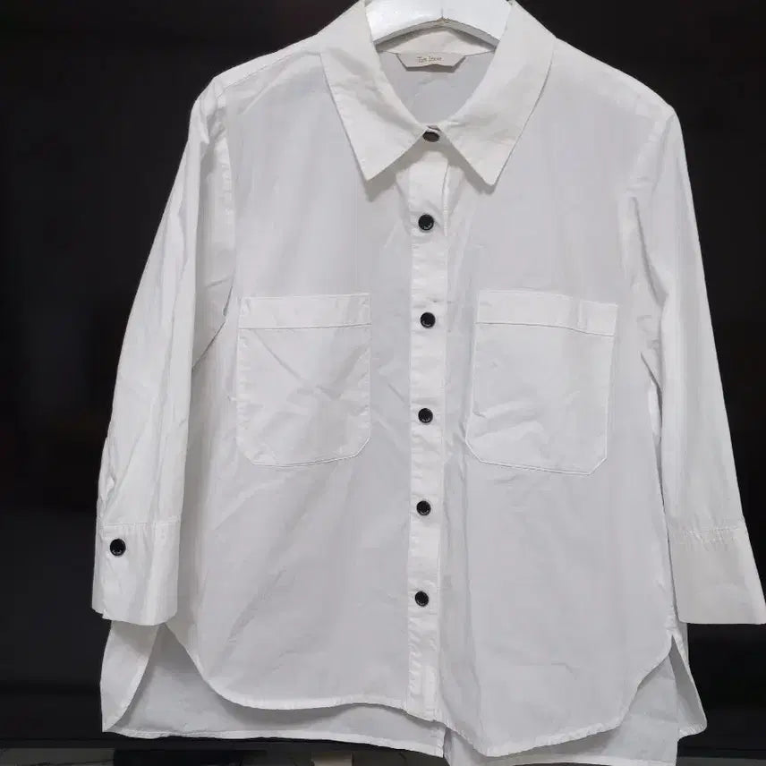 [BUNJANG] Aizbaba White Cotton Shirt / 아이잗바바 화이트셔츠