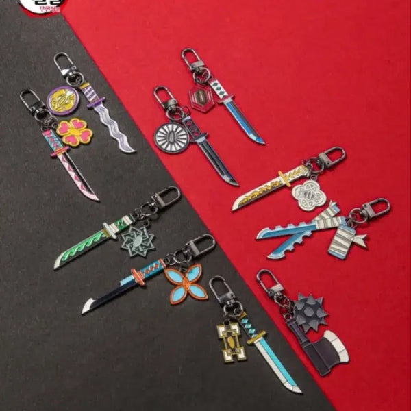 [BUNJANG] Demon Slayer: Kimetsu no Yaiba Nichirin Blade Keychain / 귀멸의 칼날 메가박스 일륜도 키링