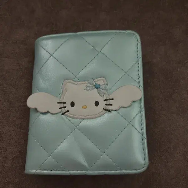 [BUNJANG] Sanrio Yumemirukyumugul Angel Hello Kitty Card Holder / 산리오 유메미루 꿈꾸는 엔젤 헬로키티 카드지갑