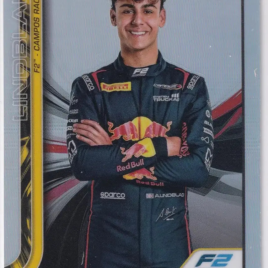 [BUNJANG] Arvid Lindblad 2025 Topps Chrome F1 Refractor Campos Racing Card / 아르비드 린드블라드 리프랙터 2025 탑스크롬 F1 캄포스