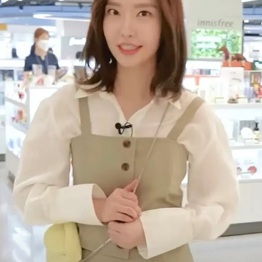 [BUNJANG] LESEIZIEME ANNE BUSTIER TOP Khaki / [새상품] 르세지엠 안느 뷔스티에 탑 카키