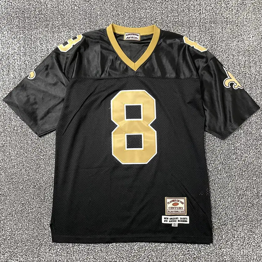[BUNJANG] Vintage 9 NFL New Orleans Saints Quarterback Archie Manning Uniform Black & Gold / 빈티지9. NFL 뉴올리언스 세인츠 쿼터백 아치 매닝 유니폼 블랙골드