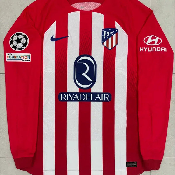[BUNJANG] 23-24 Atletico Madrid Griezmann Champions League Player Issue Jersey / 23-24 아틀레티코 마드리드 그리즈만 챔스 지급용 유니폼