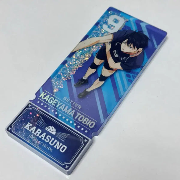 [BUNJANG] Haikyuu!! Tobio Kageyama 'Shonen Jump' Glitter Acrylic Block Corotto / 카게야마 토비오 쓰결전 팝업 글리터 아크릴 블록 코롯토