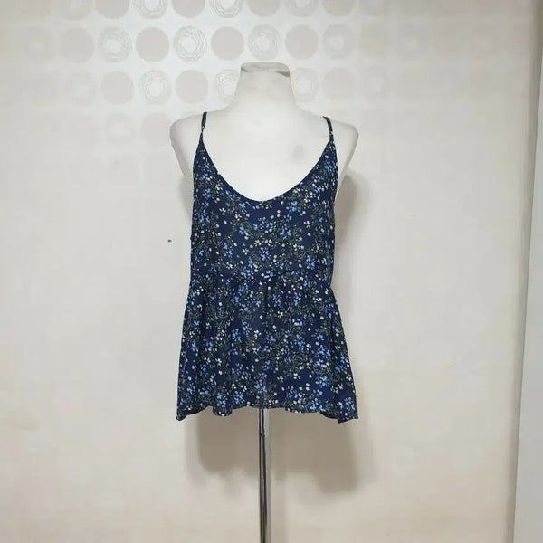 [BUNJANG] Navy Chiffon Sleeveless Top / 쉬폰나시티55 나시티55 네이비나시티55