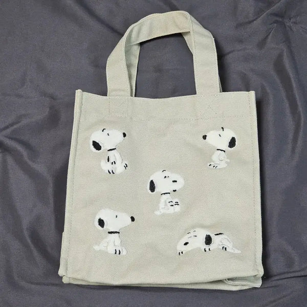 [BUNJANG] Peanuts Snoopy Embroidered Tote Bag / 피너츠(PEANUTS) 스누피 토트백 가방  (일본에서 구입)
