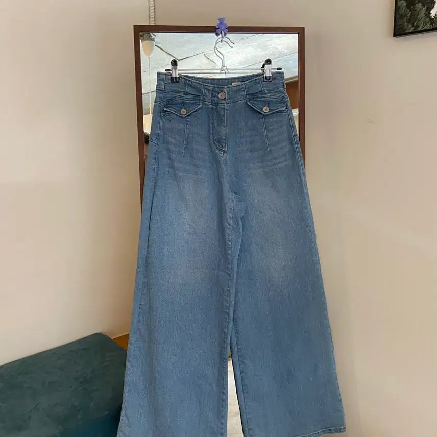 [BUNJANG] MINE Wide Fit Denim Pants / 마인 와이드 데님 팬츠