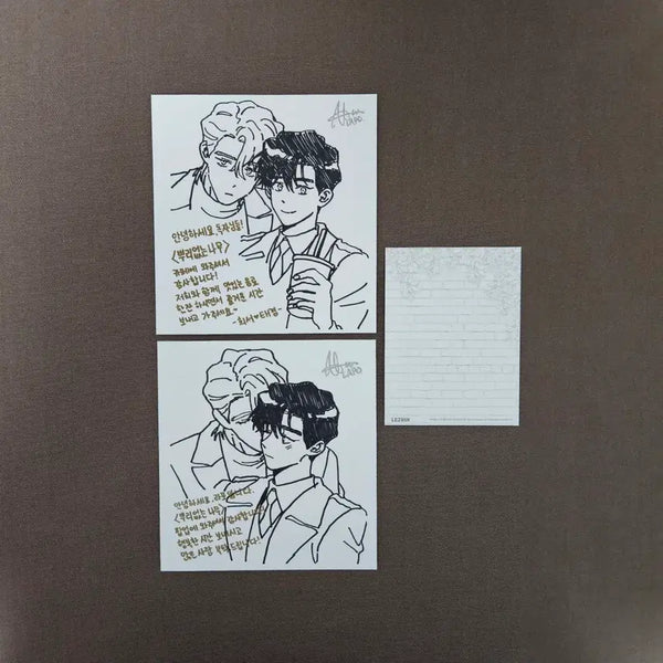 [BUNJANG] Rootless Tree Cafe Lebom Pop-up Store Special Entry Color Sheet / 뿌리 없는 나무 카페 레봄 팝업스토어 입장 특전 색지 비엘 BL