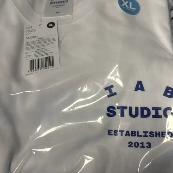 [BUNJANG] IAB Studio White T-Shirt XL / Iab 스튜디오 흰색 반팔티 XL