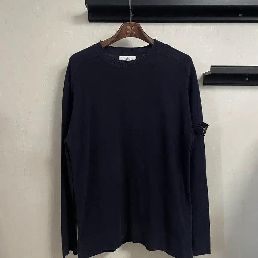 [BUNJANG] Stone Island Navy Knit XL / 스톤아일랜드 네이비 니트 XL
